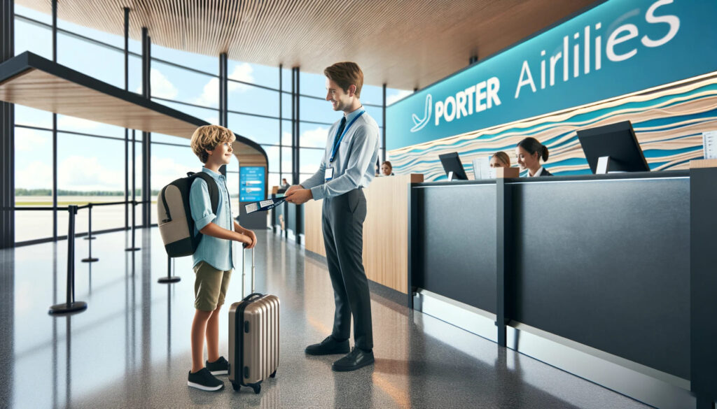 Porter Airlines Unaccompanied Minor Policy